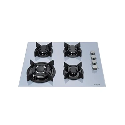 Image of Millar GH6041XEA 60cm Built in 4 Burner Grey Gas on Glass Hob/Cooker/Cooktop with FFD…