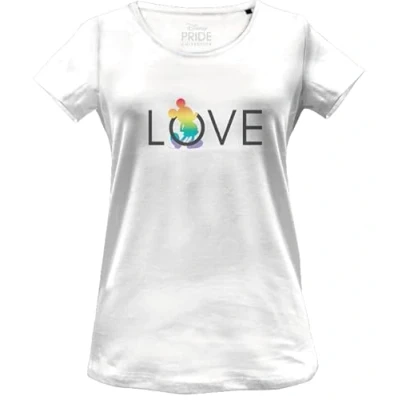 Image of Disney Women&#039;s Wodprints015 T Shirt, White, XL