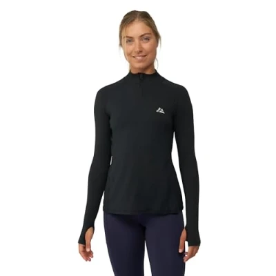 Image of DANISH ENDURANCE Long Sleeved Sports Top, Workout Shirt, Running, for Women, Black, L