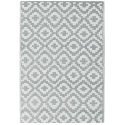 Image of vidaXL Outdoor Carpet ARAKIL Grey 160x230 cm PP