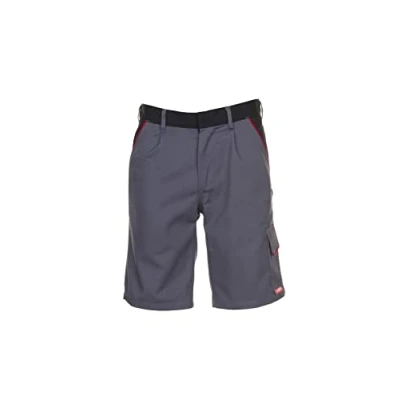 Image of Planam 2372048 Size Medium &quot;Highline&quot; Shorts Slate/Black/Red