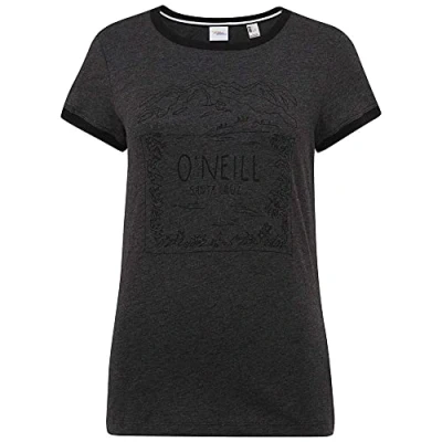 Image of O&#039;Neill Women Lw Audra t shirt Tees Dark Grey Melee, Small