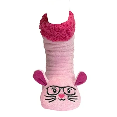 Image of Nikaro Women&#039;s 3D Animal Design Sherpa Lined Thermal Slipper Socks (4 7) Bunny