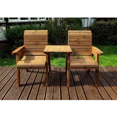 Image of Charles Taylor Twin Companion Set Straight Self Assembly W160 x D74 H98 Redwood