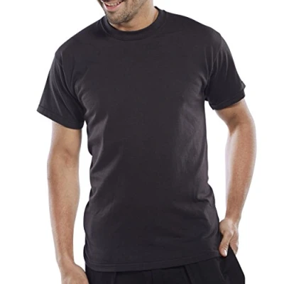 Image of Click Heavy Weight Tee Shirt Black 4XL