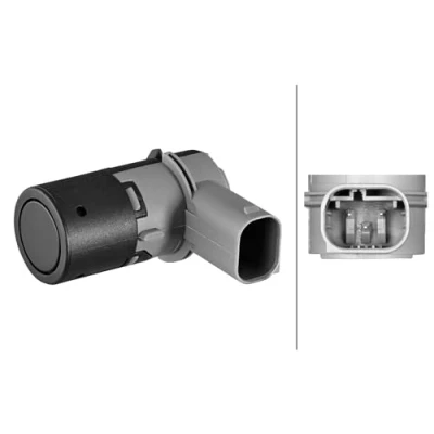 Image of 66200414194, 66206989068, 66216938738 Parking Sensors HELLA 6PX 358 270 361 Front, Rear Ultrasonic Sensor BMW: 5 Saloon, Touring, Saloon