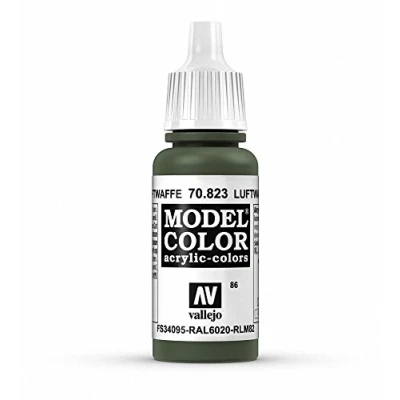 Image of Vallejo Model Color 17 ml Acrylic Paint Luftwaffe Cam Green