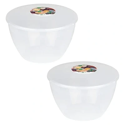 Image of Just Pudding Basins Limited Multipack Clear 4 Pint 2.27Lt Basin (2 Pack)