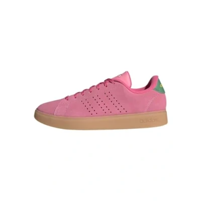 Image of adidas Men&#039;s Advantage 2.0 Shoes, Bliss Pink/Core Black/Preloved Green, 9.5 UK