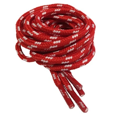 Image of Big Laces Round Red and White Hiking Boot 120cm