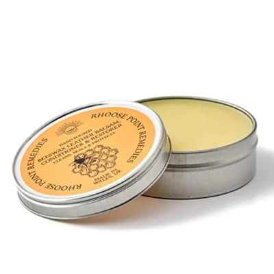 Image of Beeswax Leather Polish Restorer &amp; Conditioner 200ml Hand Poured British Balsam CLEANS SEALS and PROTECTS Handcrafted in Wales UK Rich Natural
