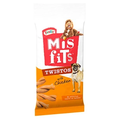 Image of Frolic Misfits Twistos Dog Treats with Chicken 18 x 105 g