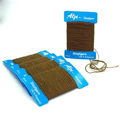 Image of Trimz Darning Wool, Brown, 5x20m