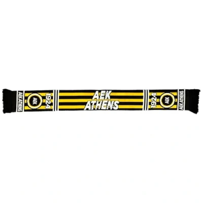Image of Beyond Happy AEK Athens Greek Football Supporters&#039; Scarf A.E.K Fan 100% Acrylic