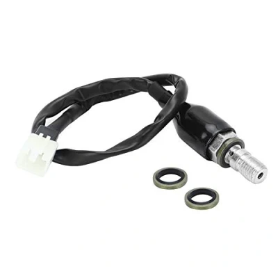 Image of Motorcycle Hydraulic Brake Light Switch Straight M10X1.25 Universal Motorbike Oil Hose Pump Rear Line Pressure Switch(Straight Head)
