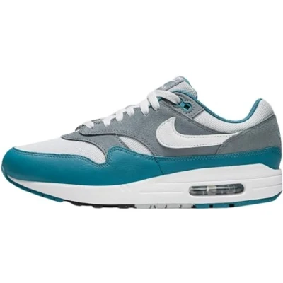 Image of Nike Men&#039;s Air Max 1 SC Sneaker, Photon Dust White Cool Grey Noise Aqua, 4 UK