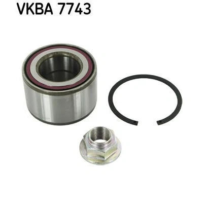 Image of UC3C33047B Wheel bearing kit SKF VKBA 7743 with integrated ABS sensor 88mm FORD: Ranger Mk3