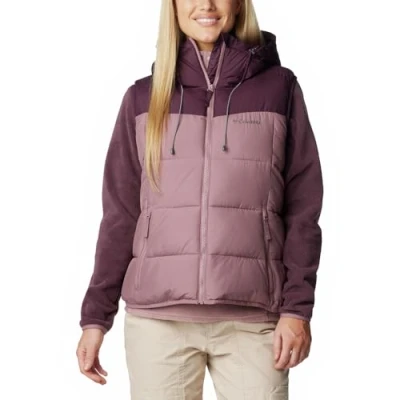 Image of Columbia Women&#039;s Pike Lake 2 Insulated Vest, Fig/Moonvista, S