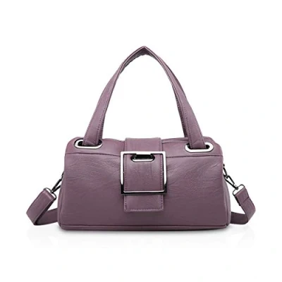 Image of NICOLE &amp; DORIS Women handbags for ladies fashion Handbag crossbody bags Retro PU leather Purple