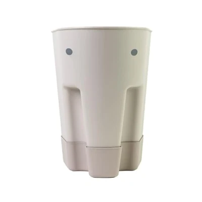 Image of Shnuggle Ellie Bath Toy Storage Scoop Baby &amp; Toddler Drying Caddy with Drip Tray Taupe