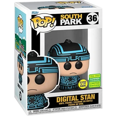 Image of funko Digital Stan Glow in The Dark Shared Summer Convention Exclusive Vinyl Figure