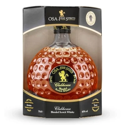Image of OSA Fine Spirits Clubhouse Blended Scotch Whisky 40% ABV 70cl Rich Sweet, Spicy Flavours Award Winning Enjoy Neat or in Drinks Ideal Alcohol Gifts