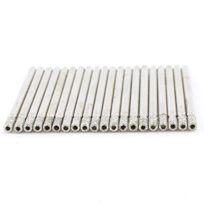 Image of JINGLING 2.5mm 3/32&quot; inch Diamond Small Drill Bit Hole Saw Masonry Tools for Glass Tile Stone Pack of 20Pcs