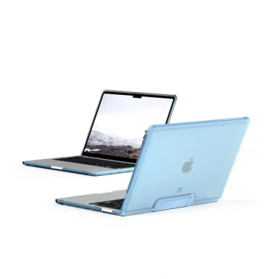 Image of [U] by UAG Designed for MacBook Pro 13&quot; Case 2020 2021 M1, 2022 M2 (A2289, A2251, A2338) Lucent Cerulean, Translucent Durable Lightweight Impact Resistant Laptop Protective Cover URBAN ARMOR GEAR