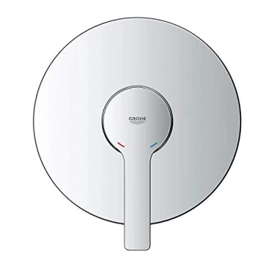 Image of GROHE Lineare Single Lever Shower Mixer Trim Set, Concealed Installation, Chrome, 24063001