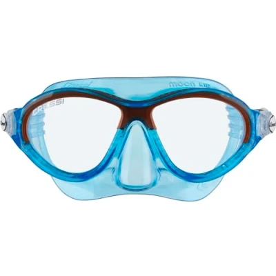 Image of Cressi Kids Moon Snorkeling Mask, Pink/White, 5 10 Years