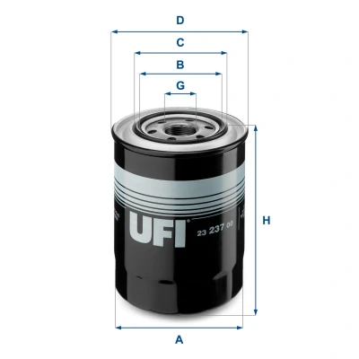 Image of F180201060030, X810190140 Fuel Filter UFI 24.351.01 Insert VAUXHALL: Astra Mk2 CC, Corsa Mk1, Vectra Mk1 Saloon