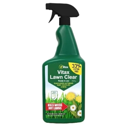 Image of Vitax Ltd 5LC7563 Lawn Clear Ready to Use Weedkiller for Lawns, 750ML + 33% Extra