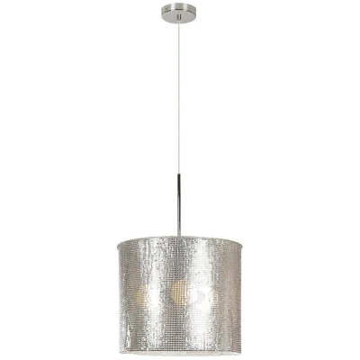 Image of Cosmo 3 Light Cylindrical Pendant Ceiling Chrome