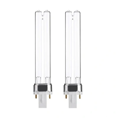 Image of Anself PLS Replacement UV Bulb 9W Sterilizer Purifier Light Bulbs for Aquarium Fish Tank 2PCS G23