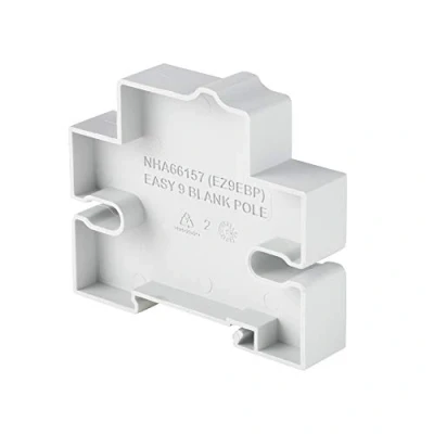 Image of Schneider Electric Easy9 Ensures safety as covers unused way Circuit Protection Can only be removed if the front cover is taken off Ease of installation, White EZ9EBP
