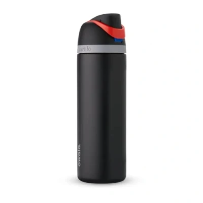 Image of Owala Star Wars FreeSip Insulated Stainless Steel Water Bottle with Straw for Sports and Travel, BPA Free, 24 Ounce, Darth Vader