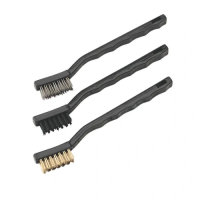 Image of Sealey Miniature Brush Set 3pc