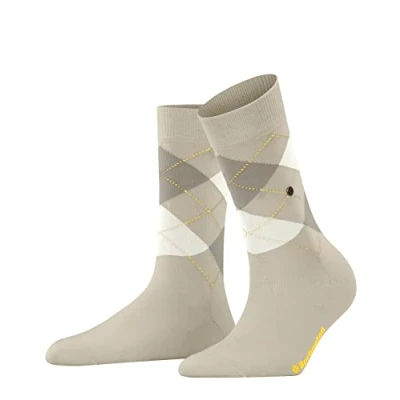 Image of Burlington Women&#039;s Covent Garden W SO Cotton Patterned 1 Pair Socks, Beige (Gravel 4840) new eco friendly, 3.5 7