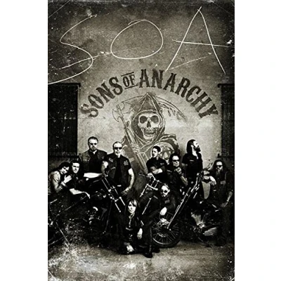 Image of Close Up Sons of Anarchy Poster Vintage (61cm x 91,5cm) + a surprise poster!