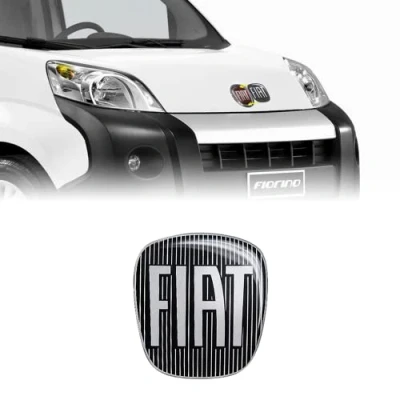Image of Fiat 14188C 3D Sticker Logo Black for Fiorino