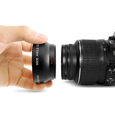 Image of Andoer HD 52 MM 0.45x Wide Angle lens With Macro For Canon Nikon Sony Pentax DSLR Camera