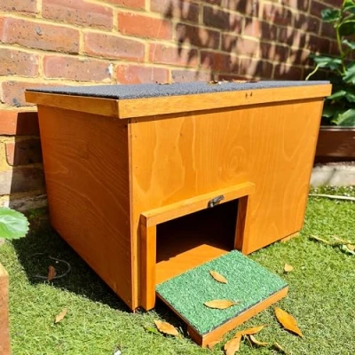 Image of Tortoise House Cage With Hinged Entry (With Ramp and Door)