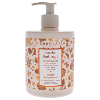 Image of LErbolario Berries Flowers Wood Cleansing Gel Face and Hands for Unisex 16.9 oz Cleanser