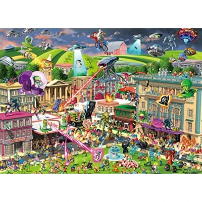 Image of Alien Attack Sci Fi Classics 1000 Piece Jigsaw Puzzle