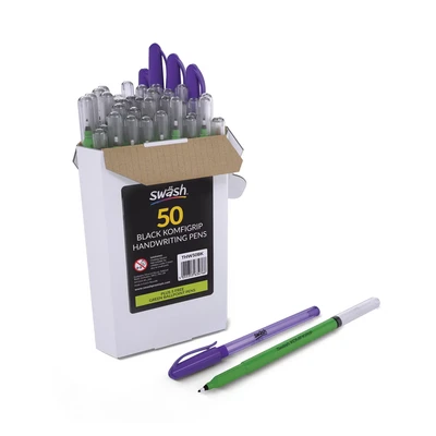 Image of Swash Handwriting Pens Black (Pack of 50) THW50BK