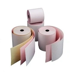 Image of 5 Star Till Roll 3 Ply 76x70mm White/Pink/Yellow (Pack of 20)