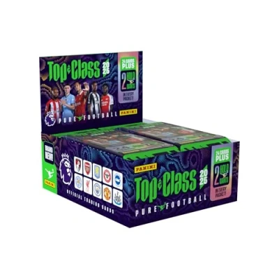 Image of Premier League Top Class Trading Cards 2025 Fat Packs