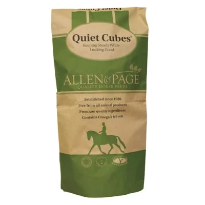 Image of Allen &amp; Page Quiet Cubes Horse Feed, 20 kg