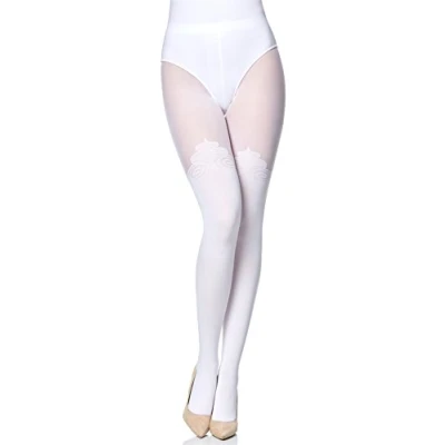 Image of Merry Style Women&#039;s Fine Mesh Tights MS 389 60 DEN (Cappucino, XL)