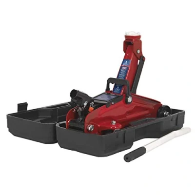 Image of Sealey 1050Cxd Trolley Jack 2Tonne Short Chassis with Storage Case